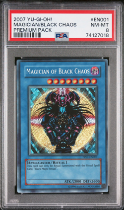3x PSA LOT - 2 POKEMON + Yu-Gi-Oh Magician of Black Chaos PP01-EN001 Premium - Image 3