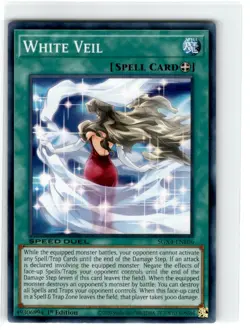 Yu-Gi-Oh! Speed Duel White Veil Common SGX4-ENE06 Lightly Played 1st Edition - Image 1