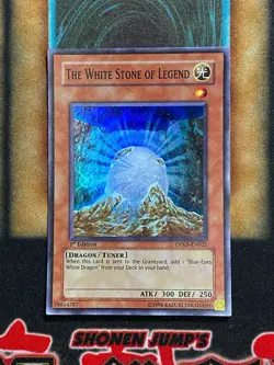 Yugioh The White Stone Of Legend DPKB-EN022 Super Rare 1st Ed LP - Image 1