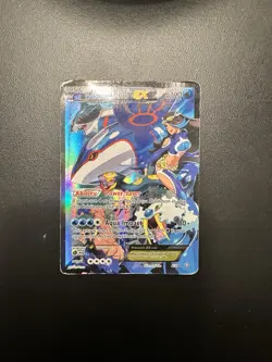 Pokemon TCG Team Aqua's Kyogre-EX Double Crisis Holo Card 6/34 - Image 1