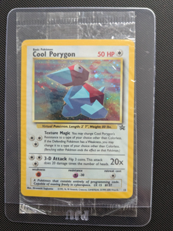 Pokemon TCG Cool Porygon - WoTC #15 Official Promo Card SWIRL Holo Foil SEALED - Image 1