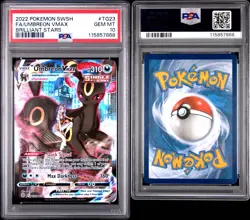 Umbreon VMAX TG23/TG30 Brilliant Stars FA Pokemon Card Trainer PSA 10 Gem Mint - Image 1