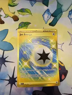 Pokemon TCG Jet Energy Sv08: Surging Sparks Holo Hyper Rare Card 252/191 - Image 1