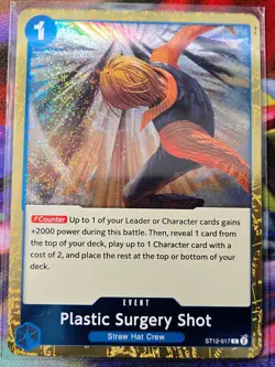 Plastic Surgery Shot C ST12-017 One Piece Card Game The Best Vol. 2 Foil - NM - Image 1