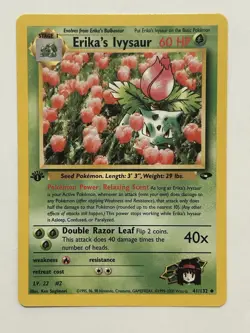 Pokemon TCG Erika's Ivysaur Gym Challenge 1st Edition Uncommon Card 41/132 - Image 1