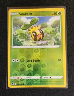 Sunkern Reverse Holo Silver Tempest 005/195 Pokemon Card US Seller - Image 1