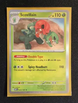 Scovillain Holo Rare Obsidian Flames 025/197 Pokemon Card US Seller - Image 1