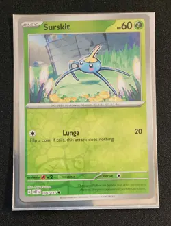 Surskit Reverse Holo Ovsidian Flames 006/197 Pokemon Card US Seller - Image 1