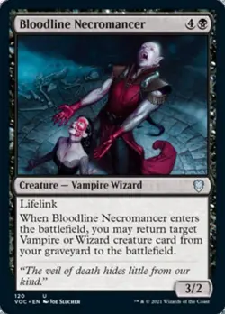 Bloodline Necromancer - Near Mint MTG Commander 2021 Crimson Vow - Image 1
