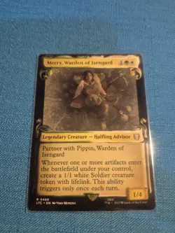 MTG LOTR Merry Warden of Isengard #468 SPECIAL EDITION SCROLL Lord of the Rings - Image 1