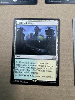 MTG. Fortified Village. Shadows Over Innistrad 274/297. Lp 5X - Image 3