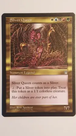 MTG Sliver Queen English Unplayed *NM* Stronghold Magic the Gathering - Image 1