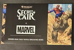 MTG Secret Lair x Marvel's Spider-Man: Daily Bugle Breaking News Non Foil Sealed - Image 1
