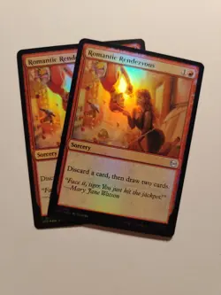2x Foil Romantic Rendezvous MtG Marvel's Spider-Man 0086 C Magic The Gathering - Image 1