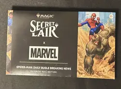 MTG Secret Lair x Marvel's Spider-Man: Daily Bugle Breaking News Rainbow Foil - Image 1