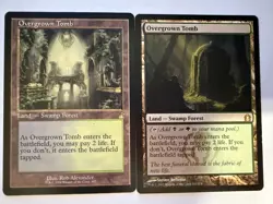 MTG: 2x Set of Overgrown Tomb Cards Regular Return to Ravinica and Remastered-LP - Image 1