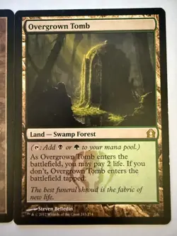 MTG: 2x Set of Overgrown Tomb Cards Regular Return to Ravinica and Remastered-LP - Image 2