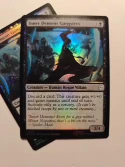 2x Foil Inner Demons Gangsters 0057 MTG Marvel's Spider-Man Magic - Image 2