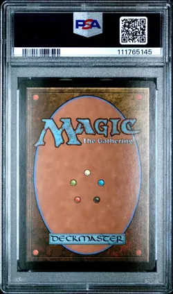 2023 MTG WILDS OF ELDRAINE: ENCHANTING TALES CONFETTI FOIL BITTERBLOSSOM PSA 10 - Image 2