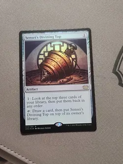 MTG Magic The Gathering Double Masters 2022 NM Sensei’s Divining Top - Image 1