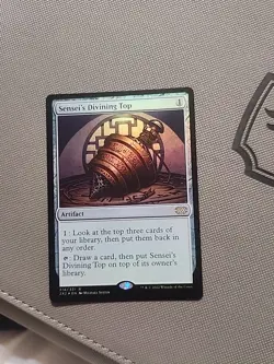 MTG Magic The Gathering Double Masters 2022 NM Sensei’s Divining Top - Image 2