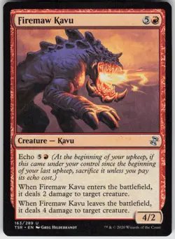 MTG Firemaw Kavu 163 Time Spiral: Remastered U Normal NM - Image 1