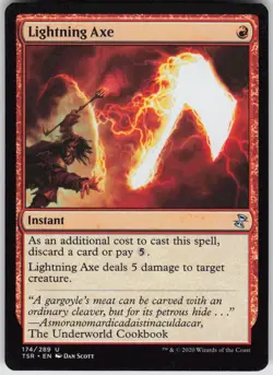 MTG Lightning Axe 174 Time Spiral: Remastered U Normal NM - Image 1