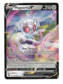 Magearna V 128/195 Swsh12: Sword & Shield - Silver Tempest Holo Pokemon TCG - NM - Image 1