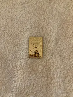 Three 23K Gold Pokemon Plated Trading Heavy Vintage Cards with Complete Cases - Image 3