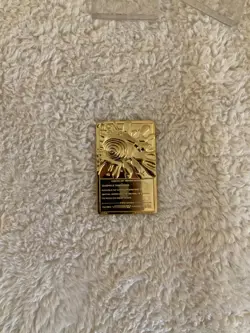Three 23K Gold Pokemon Plated Trading Heavy Vintage Cards with Complete Cases - Image 5