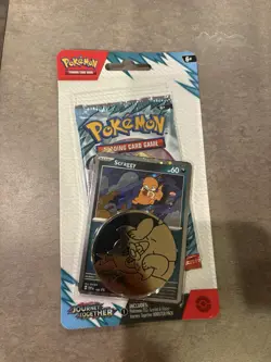 Pokemon TCG Journey Together Scraggy Booster Checklane Blister Pack Sealed #2 - Image 1