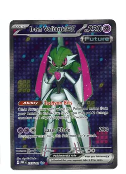Iron Valiant ex 225/182 SV04: Paradox Rift Holo Pokemon TCG - NM - Image 1