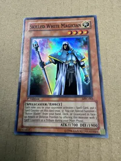YuGiOh Skilled White Magician MFC-064 1st Edition Super Rare Magicians Force - Image 1