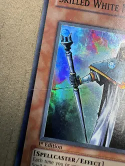 YuGiOh Skilled White Magician MFC-064 1st Edition Super Rare Magicians Force - Image 2