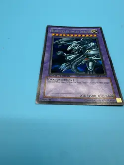 Yugioh! Blue-Eyes Ultimate Dragon JMP-EN005 Secret Holo Rare Limited Edition LP! - Image 2