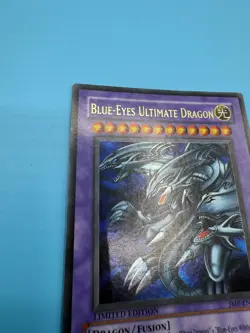 Yugioh! Blue-Eyes Ultimate Dragon JMP-EN005 Secret Holo Rare Limited Edition LP! - Image 5