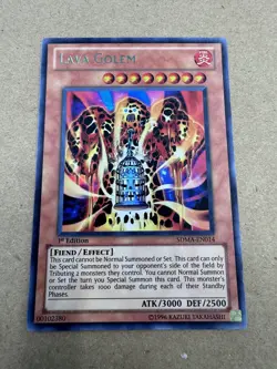 Moderately Played Lava Golem - SDMA-EN014 - Ultra Rare - 1st Edition - YuGiOh - Image 1