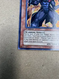 Yugioh Koaâ€™Ki Meiru Bergzak TSHD-EN099 Secret Rare 1st Ed - Image 3