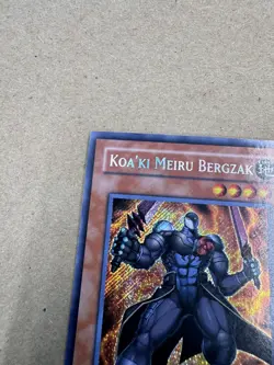 Yugioh Koaâ€™Ki Meiru Bergzak TSHD-EN099 Secret Rare 1st Ed - Image 5