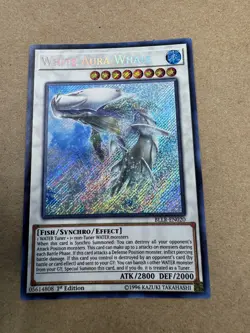 White Aura Whale - BLLR-EN020 - Secret Rare - 1st Edition - Yugioh - Image 1
