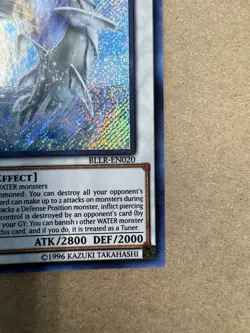 White Aura Whale - BLLR-EN020 - Secret Rare - 1st Edition - Yugioh - Image 3