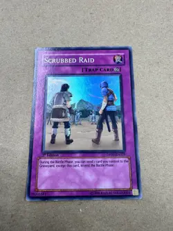 Scrubbed Raid DP09-EN029 - Super Rare 1st Edition - Trap Card - Yugioh - LP - Image 1