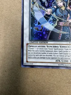 YUGIOH Super Rare Tempest Magician SOVR-ENSE1 - Image 2