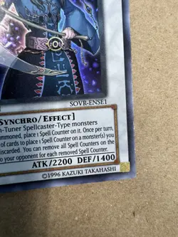 YUGIOH Super Rare Tempest Magician SOVR-ENSE1 - Image 3