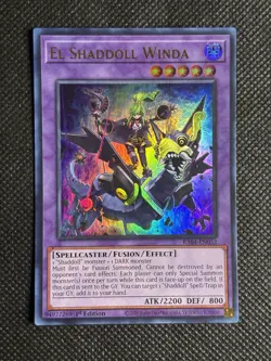 YuGiOh! - El Shaddoll Winda RA04-EN052 Ultra Rare 1st Edition Near Mint - Image 1