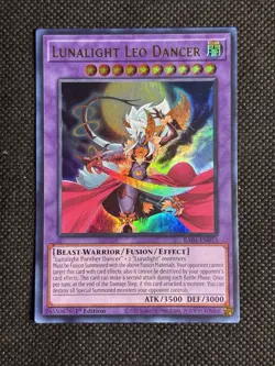 YuGiOh! - Lunalight Leo Dancer RA04-EN053 Ultra Rare 1st Edition Near Mint - Image 1