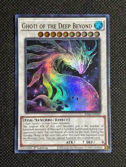 YuGiOh! - Ghoti of the Deep Beyond RA04-EN060 Ultra Rare 1st Edition Near Mint - Image 1