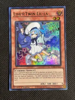 YuGiOh! - LiveTwin Lil-la RA04-EN036 Ultra Rare 1st Edition Near Mint - Image 1