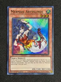 YuGiOh! - Mermail Abysslinde RA04-EN011 Ultra Rare 1st Edition Near Mint - Image 1