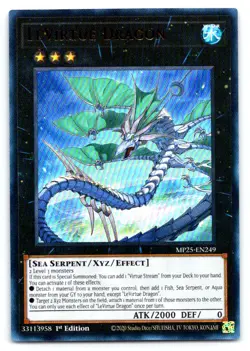 Yugioh LeVirtue Dragon Ultra Rare 2025 Mega-Pack MP25-EN249 - Image 1